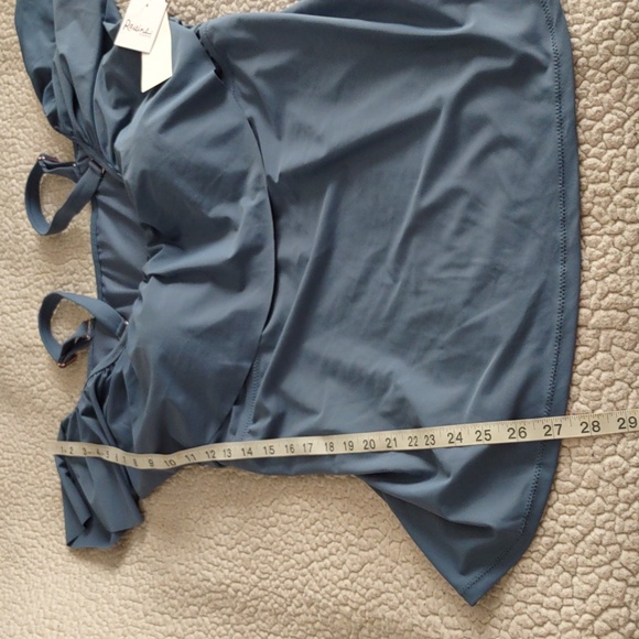 NWT Raisins Curve Size 24W Blue Tortuga Tankini Swim Top - Picture 5 of 10